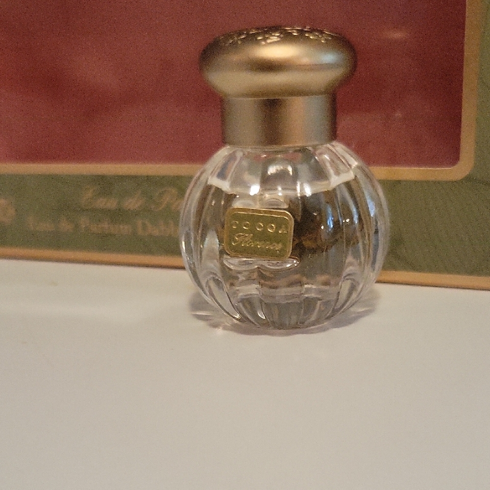 l Mini Bottle with Gold Accents.